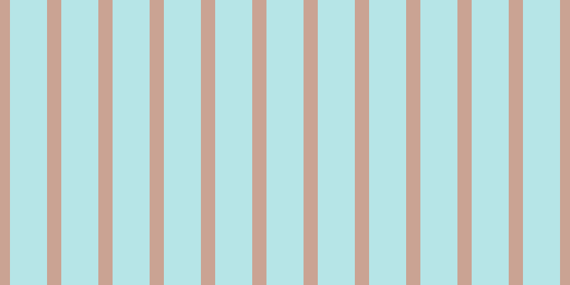 #6fcdd2 (50%), #caa393 vertical lines, twenty pixels wide, fifty-two pixels apart