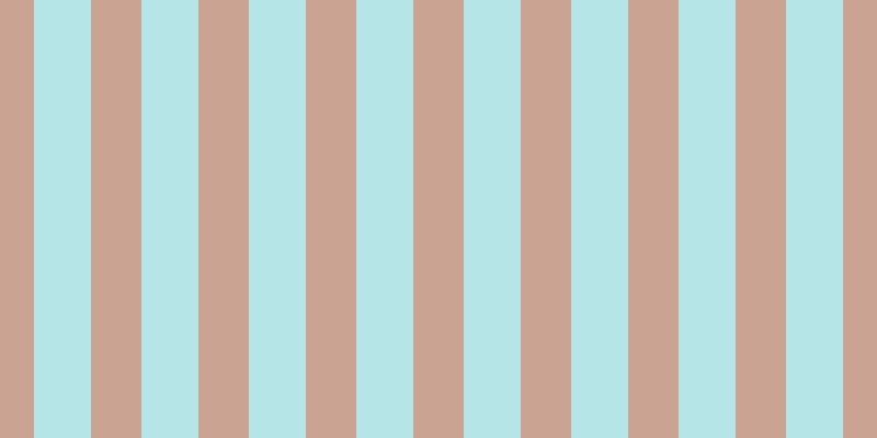 #6fcdd2 (50%), #caa393 vertical lines, forty-six pixels wide, fifty-two pixels apart