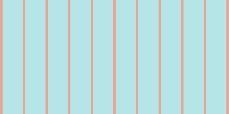 #6fcdd2 (50%), #eba393 vertical lines, eight pixels wide, seventy-one pixels apart