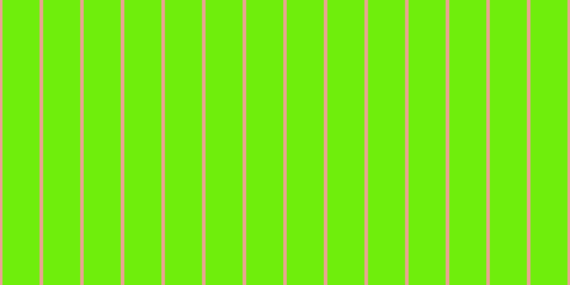 #6fee0c, #eba393 vertical lines, five pixels wide, fifty-two pixels apart