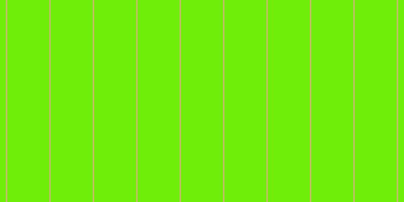 #6fee0c, #eba393 vertical lines, two pixels wide, eighty-four pixels apart