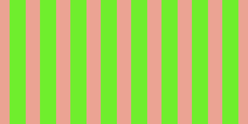 #6fee2d, #eba393 vertical lines, forty-six pixels wide, fifty-two pixels apart