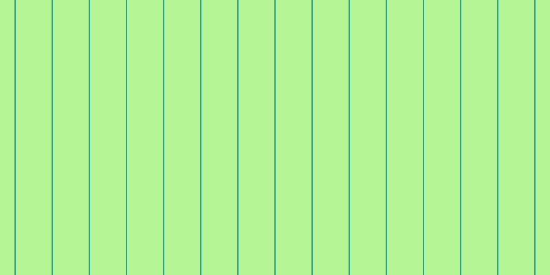 #6fee2d (50%), #25a393 vertical lines, two pixels wide, fifty-two pixels apart