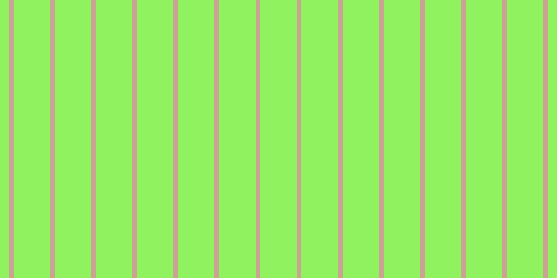#6fee2d (75%), #caa393 vertical lines, seven pixels wide, fifty-two pixels apart