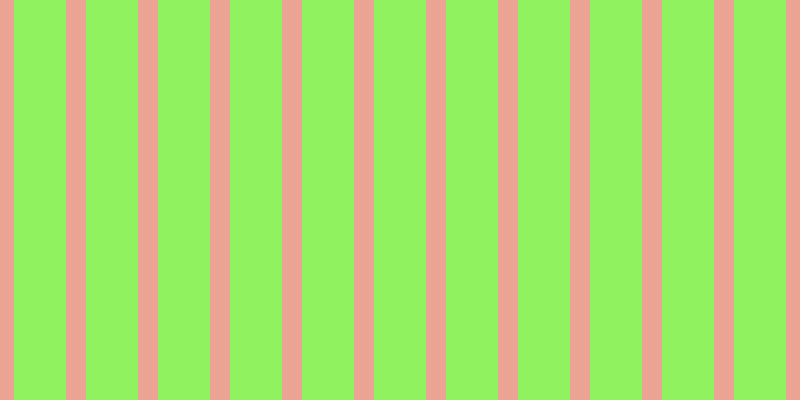 #6fee2d (75%), #eba393 vertical lines, twenty pixels wide, fifty-two pixels apart