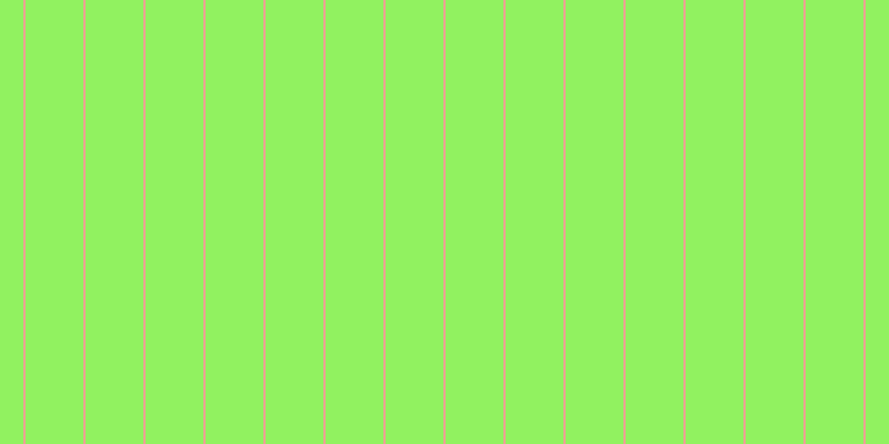 #6fee2d (75%), #eba393 vertical lines, two pixels wide, fifty-two pixels apart