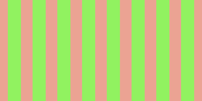 #6fee2d (75%), #eba393 vertical lines, forty-six pixels wide, fifty-two pixels apart
