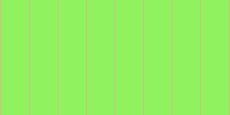 #6fee2d (75%), #eba393 vertical lines, two pixels wide, ninety-seven pixels apart