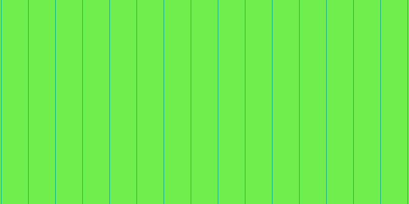 #6fee4e, #04a393 vertical lines, one pixels wide, fifty-two pixels apart
