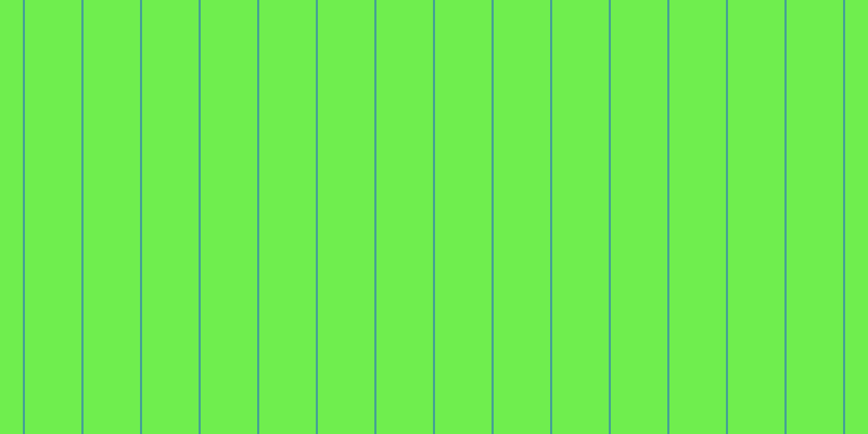 #6fee4e, #46a393 vertical lines, two pixels wide, fifty-two pixels apart