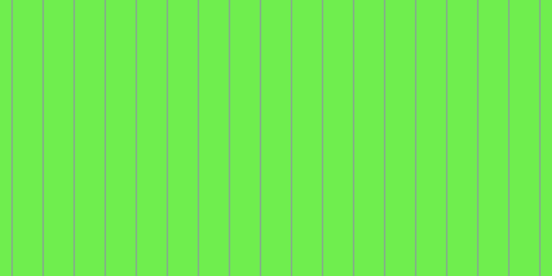 #6fee4e, #88a393 vertical lines, two pixels wide, forty-three pixels apart