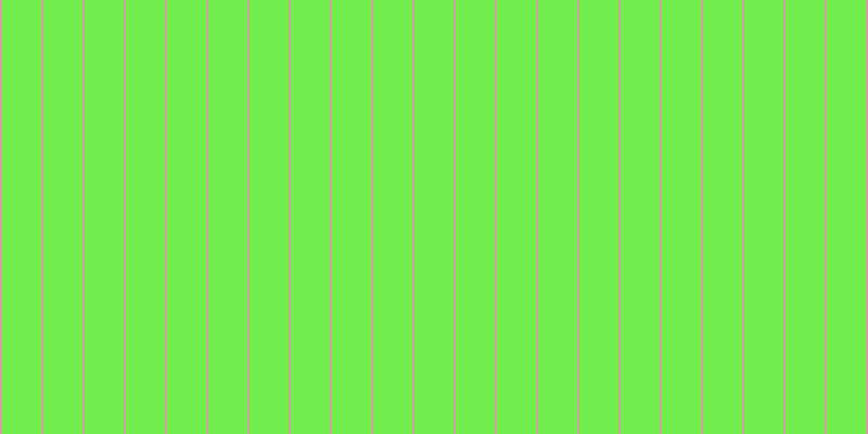 #6fee4e, #caa393 vertical lines, two pixels wide, thirty-six pixels apart
