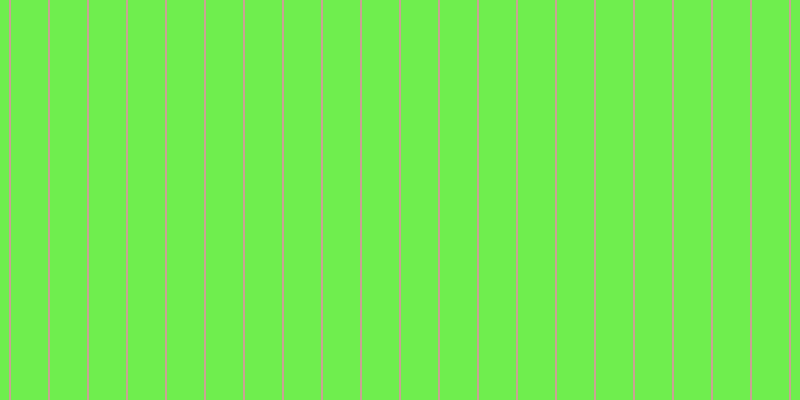 #6fee4e, #caa393 vertical lines, two pixels wide, thirty-seven pixels apart