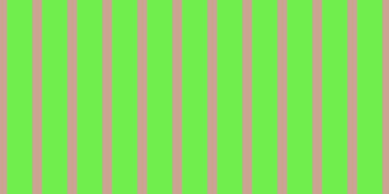 #6fee4e, #caa393 vertical lines, twenty pixels wide, fifty-two pixels apart