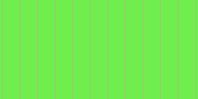 #6fee4e, #caa393 vertical lines, two pixels wide, sixty-nine pixels apart