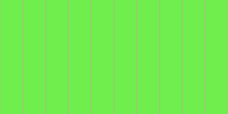 #6fee4e, #caa393 vertical lines, two pixels wide, seventy-eight pixels apart