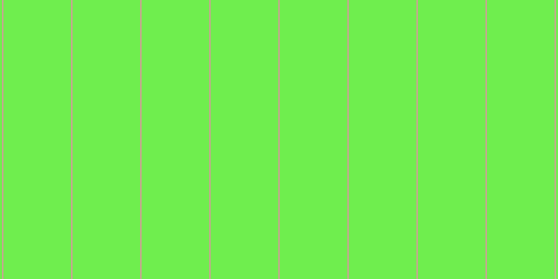 #6fee4e, #caa393 vertical lines, two pixels wide, ninety-seven pixels apart