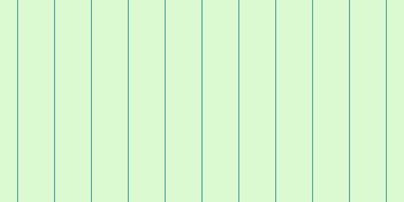 #6fee4e (25%), #46a393 vertical lines, two pixels wide, seventy-one pixels apart
