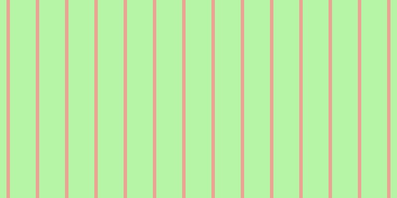 #6fee4e (50%), #eba393 vertical lines, seven pixels wide, fifty-two pixels apart