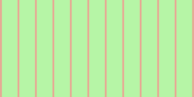 #6fee4e (50%), #eba393 vertical lines, seven pixels wide, sixty-five pixels apart