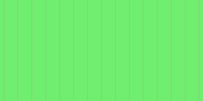 #6fee6f, #caa393 vertical lines, two pixels wide, fifty-three pixels apart