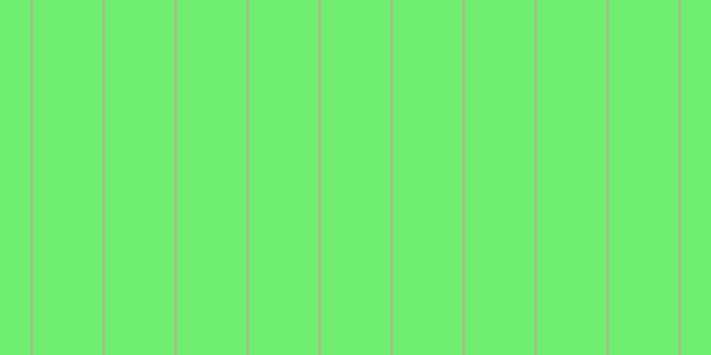 #6fee6f, #caa393 vertical lines, two pixels wide, seventy-nine pixels apart