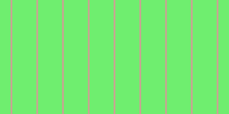 #6fee6f, #caa393 vertical lines, six pixels wide, eighty-four pixels apart