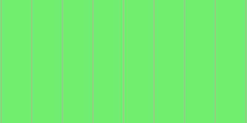 #6fee6f, #caa393 vertical lines, two pixels wide, ninety-seven pixels apart