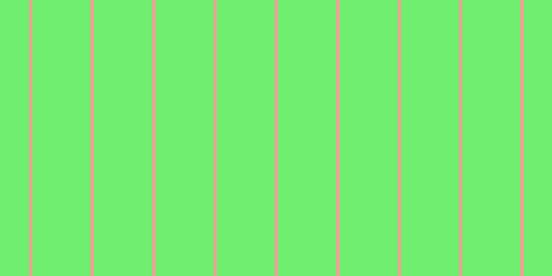 #6fee6f, #eba393 vertical lines, five pixels wide, eighty-four pixels apart