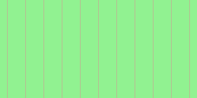 #6fee6f (75%), #caa393 vertical lines, two pixels wide, seventy-two pixels apart