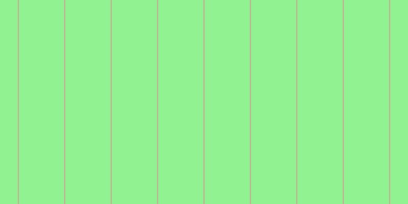 #6fee6f (75%), #caa393 vertical lines, two pixels wide, eighty-nine pixels apart