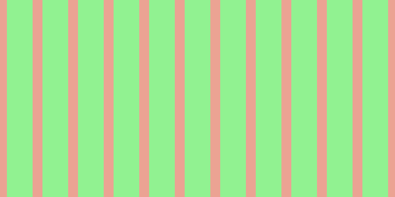 #6fee6f (75%), #eba393 vertical lines, twenty pixels wide, fifty-two pixels apart