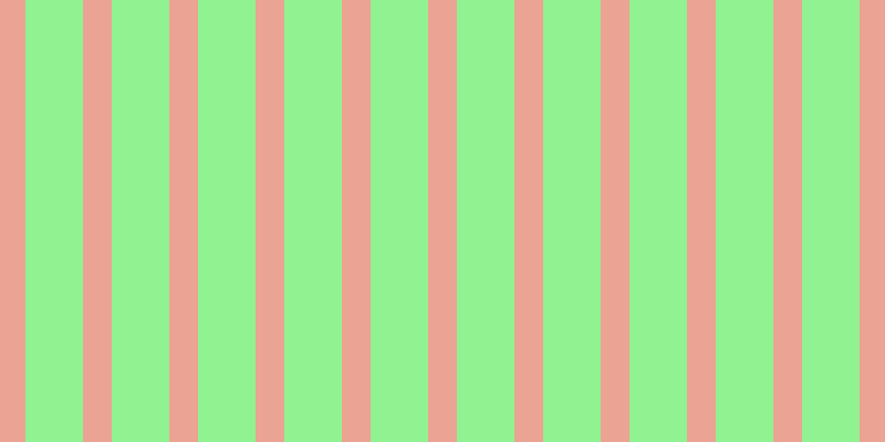 #6fee6f (75%), #eba393 vertical lines, twenty-six pixels wide, fifty-two pixels apart