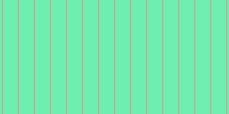 #6feeb1, #caa393 vertical lines, four pixels wide, fifty-two pixels apart