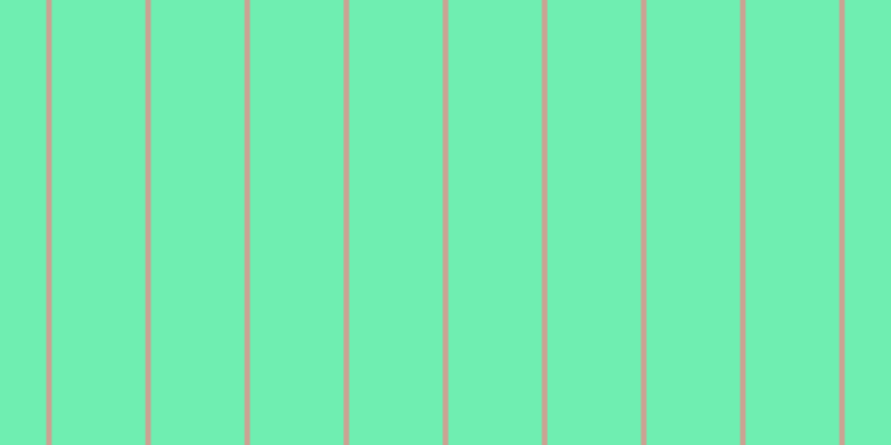#6feeb1, #caa393 vertical lines, five pixels wide, eighty-four pixels apart
