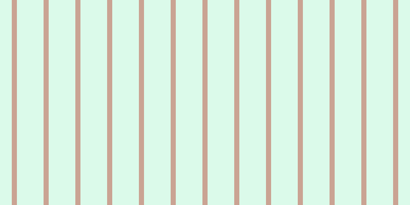 #6feeb1 (25%), #caa393 vertical lines, ten pixels wide, fifty-two pixels apart