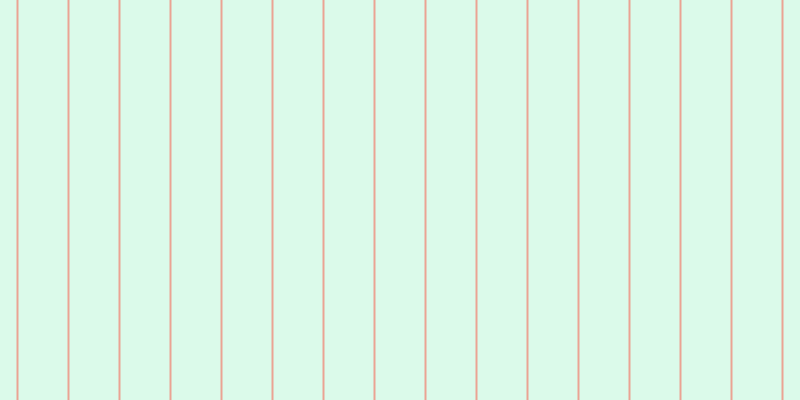 #6feeb1 (25%), #eba393 vertical lines, two pixels wide, forty-nine pixels apart