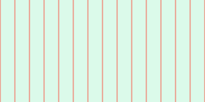 #6feeb1 (25%), #eba393 vertical lines, five pixels wide, fifty-two pixels apart