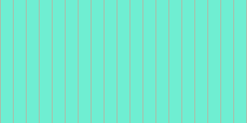 #6feed2, #caa393 vertical lines, two pixels wide, forty pixels apart