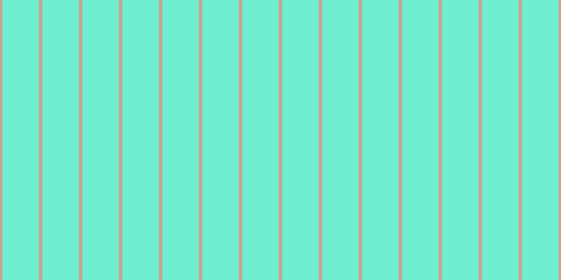 #6feed2, #caa393 vertical lines, five pixels wide, fifty-two pixels apart