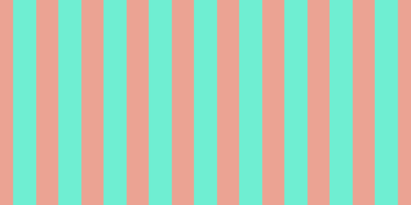 #6feed2, #eba393 vertical lines, forty-three pixels wide, forty-five pixels apart