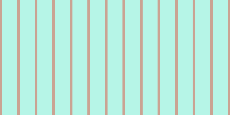 #6feed2 (50%), #caa393 vertical lines, nine pixels wide, fifty-two pixels apart