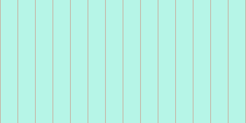 #6feed2 (50%), #caa393 vertical lines, two pixels wide, fifty-five pixels apart