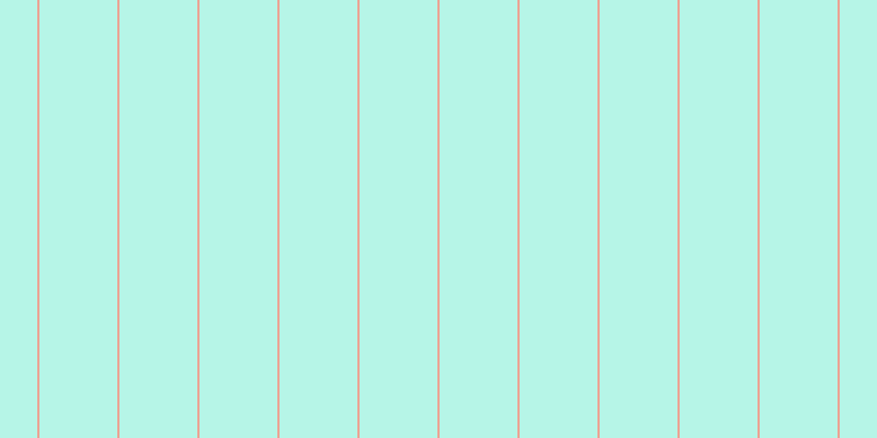 #6feed2 (50%), #eba393 vertical lines, two pixels wide, seventy-one pixels apart