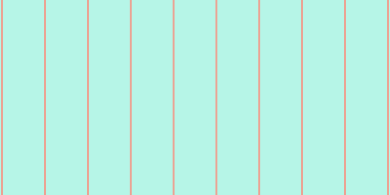 #6feed2 (50%), #eba393 vertical lines, four pixels wide, eighty-four pixels apart