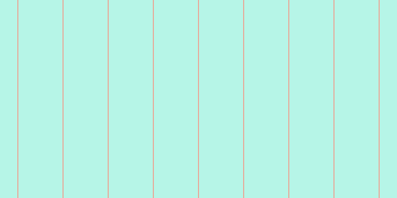 #6feed2 (50%), #eba393 vertical lines, two pixels wide, eighty-nine pixels apart