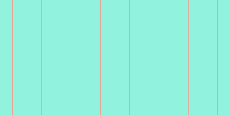 #6feed2 (75%), #eba393 vertical lines, two pixels wide, one hundred pixels apart