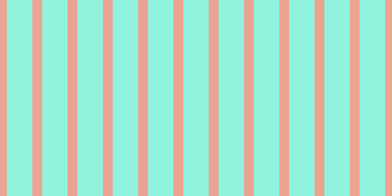 #6feed2 (75%), #eba393 vertical lines, twenty pixels wide, fifty-two pixels apart