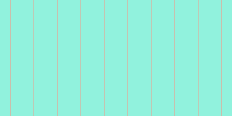 #6feed2 (75%), #eba393 vertical lines, two pixels wide, seventy-nine pixels apart