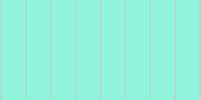 #6feed2 (75%), #eba393 vertical lines, two pixels wide, ninety-seven pixels apart